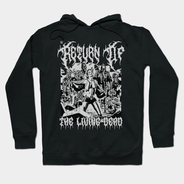 The Return Of The Living Dead, Retro Horror. Hoodie by The Dark Vestiary